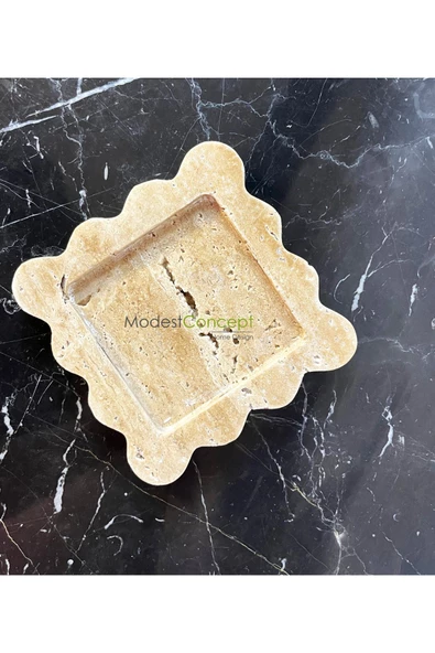 Modestmar Traverten Kenar Detaylı Takılık - 6