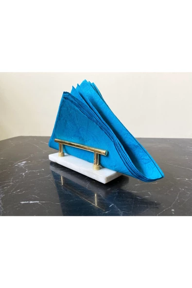 Modestmar Doğal Beyaz Mermer Peçetelik Slim Mrm0043 - 3