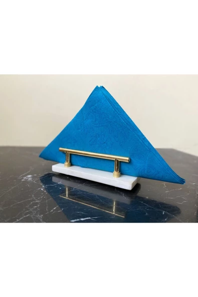 Modestmar Doğal Beyaz Mermer Peçetelik Slim Mrm0043 - 4
