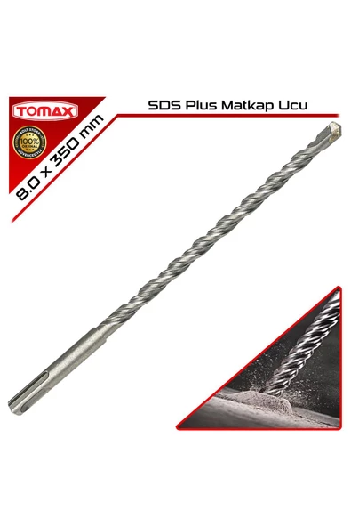 Tomax SDS Plus Matkap Ucu | 8 x 350 mm