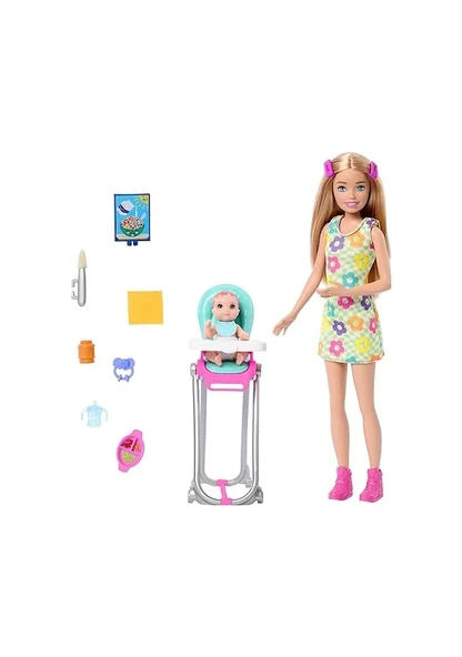 Mattel Barbie Skipper Bebek Bakıcısı Oyun Seti FHY97-HTK35