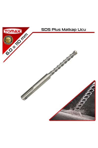 Tomax SDS Plus Matkap Ucu | 6 x 110 mm