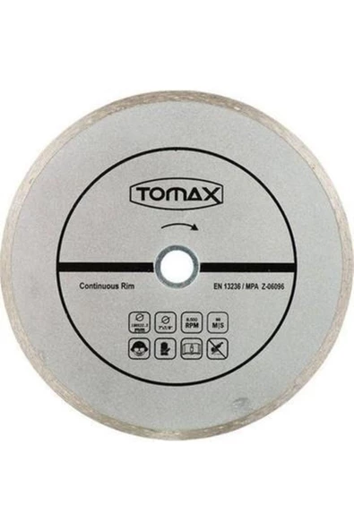 Tomax Sürekli Elmas Kesici 115 Mm X 2.0 X 22