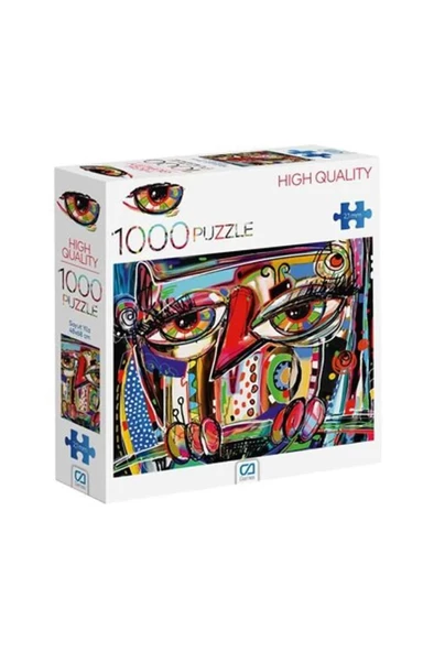 CA Games Soyut Yüz 1000 Parça Puzzle CA 7029