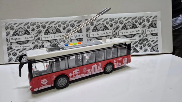Işıklı Sesli Oyuncak Şehir Otobüsü Oyuncak Yolcu Metrobüsü - 2