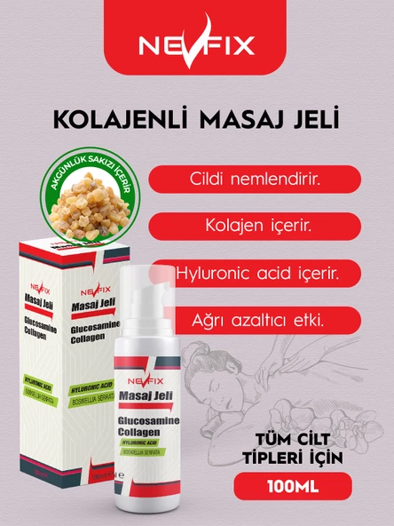 Glukozamin Kolajen Akgünlük Hyaluronic Acid Jel 100 ml