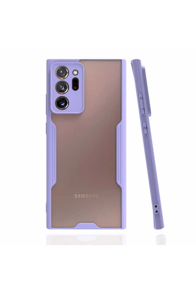 Galaxy Note 20 Ultra Uyumlu Zore Parfe Kılıf-Mor