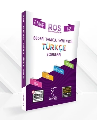 KAREKÖK YAYINLARI 8.SINIF BECERİ TEMELLİ YENİ NESİL TÜRKÇE SORULARI