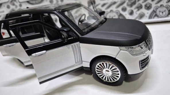 Diecast Model Araç Range Rover Sport Metal Oyuncak Araba 20 cm Jeep