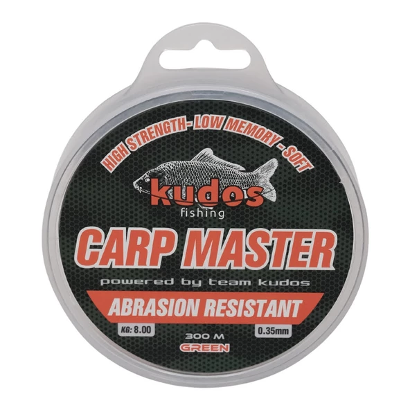 Kudos Carp Master Yeşil 300m Sazan Misinası Kalınlık (mm) : 0,35mm