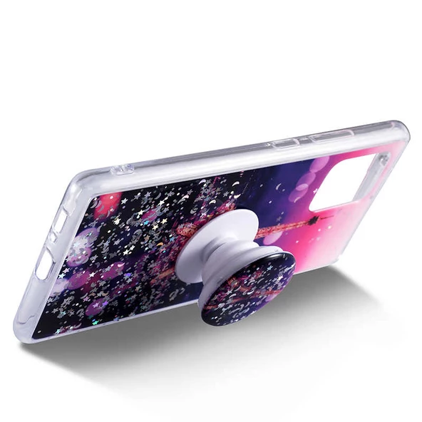 Galaxy A91 (S10 Lite) Kılıf Pop Soketli Vale Silikon Kılıf - Resim 7