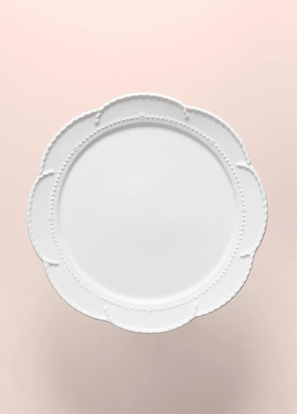 The Mia Grande Pasta Kek Standı Beyaz 31x12 cm GRD0014 - Resim 4