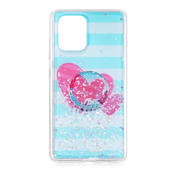 Galaxy A91 (S10 Lite) Kılıf Pop Soketli Vale Silikon Kılıf - Resim 4