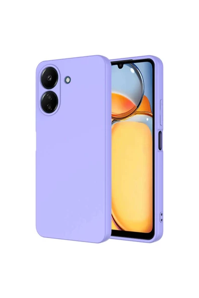 Xiaomi Poco C65 Kılıf Zore Mara Lansman Kapak-Lila