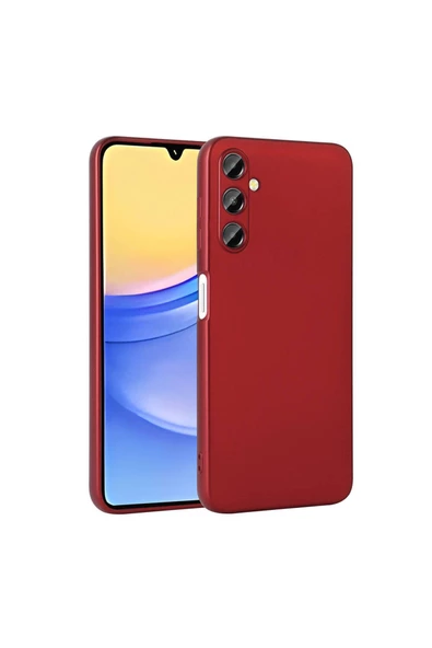 Galaxy A15 Kılıf Zore Premier Silikon Kapak-Kırmızı