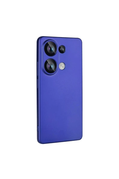 Xiaomi Redmi Note 13 4G Uyumlu YSF Kılıf Zore Premier Silikon Kapak-Saks Mavi