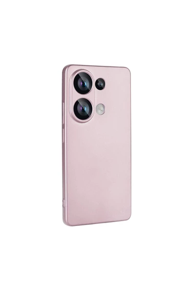 Xiaomi Redmi Note 13 4G Uyumlu YSF Kılıf Zore Premier Silikon Kapak-Rose Gold