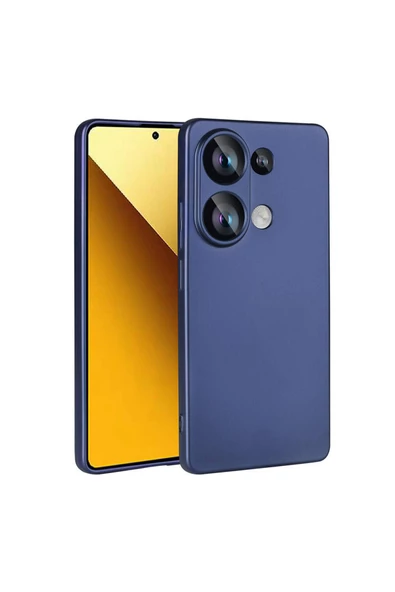 Xiaomi Redmi Note 13 Pro 4G Uyumlu YSF Kılıf Zore Premier Silikon Kapak-Lacivert