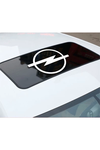 Opel Sunroof Sticker Siyah