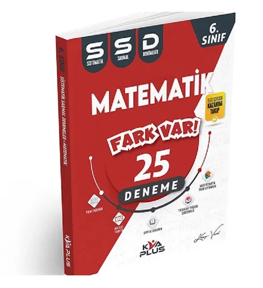 Koray Varol KVA Yayınları 6. Sınıf Matematik 25 Sistematik Sarmal Deneme