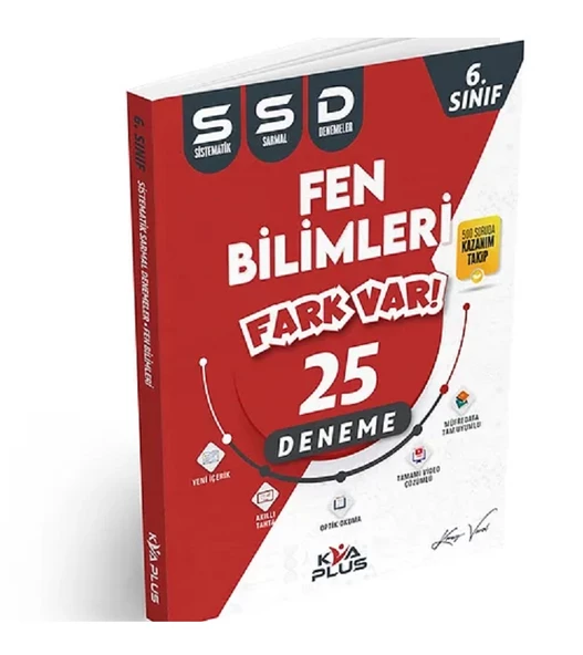 Koray Varol KVA Yayınları 6. Sınıf Fen Bilimler 25 Sistematik Sarmal Deneme