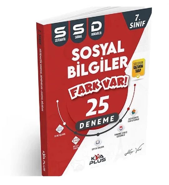 Koray Varol KVA Yayınları 7. Sınıf Sosyal Bilimler 25 Sistematik Sarmal Deneme