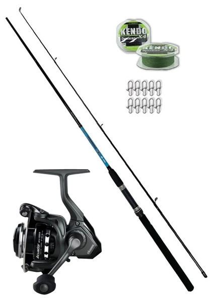 Okuma Acuador 4000 - Okuma G-Power 240cm 15-45gr Spin Olta Seti