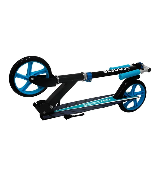 Metal Scooter, Silikon 200 mm DEV Tekerlekli, Katlanabilir - 6