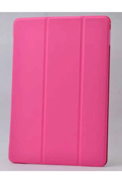 Galaxy Tab 3 Lite 7.0 T110  YSF Smart Cover Standlı 1-1 Kılıf-Pembe Koyu