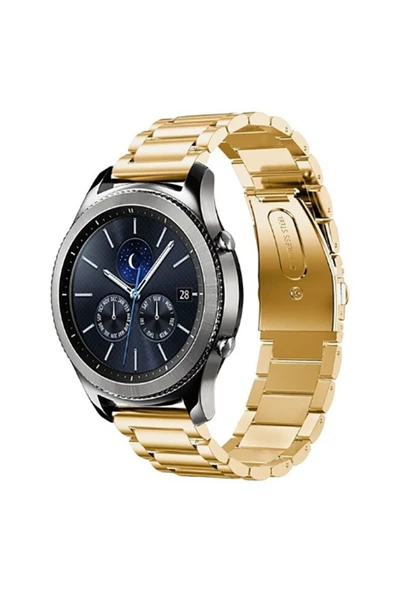 Huawei Watch GT 3 46mm Uyumlu KRD-04 Metal Zore Kordon Rose Gold