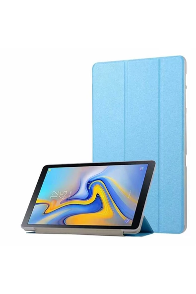 Galaxy Tab A T590  YSF Smart Cover Standlı 1-1 Kılıf-Mavi