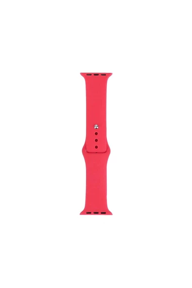 Watch 40mm Uyumlu Band Serisi Klasik Kordon Silikon Strap Kayış-Light Rose Red