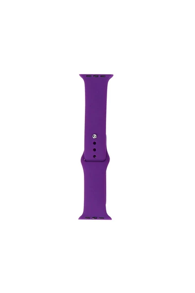 Watch 38mm Band Serisi Klasik Kordon Silikon Strap Kayış-New Purple