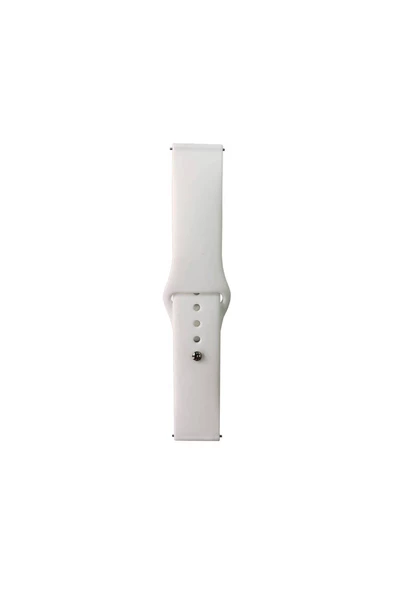 Huawei Gt2 46mm Rhn Band Serisi 22mm Rhn Klasik Kordon Silikon Strap Kayış-beyaz