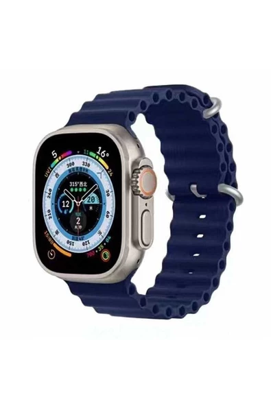 Apple Watch 7 45mm Krd-75 Silikon Kordon