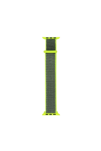 Apple Watch 42mm Uyumlu Kordon Hasır Örgü Kumaş Band-03 Strap Kayış, Flash