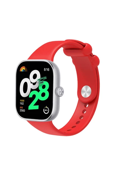 Xiaomi Redmi Watch 4 YSF KRD-109 Silikon Kordon-Kırmızı