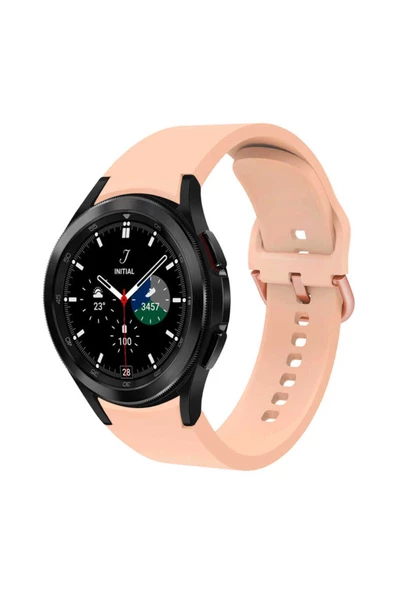 Galaxy Watch 4 44mm KRD-50 Uyumlu Kordon lofy Pembe