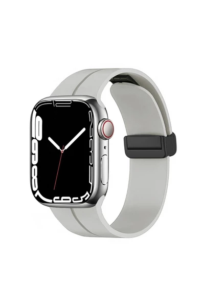 Apple Watch 40mm Uyumlu Krd-84 Silikon Kordon (starlight)