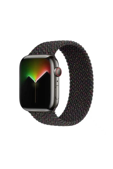 Apple Watch Ultra 49mm Uyumlu Kordon Krd-32 Medium Strap Kayış (black Unity)