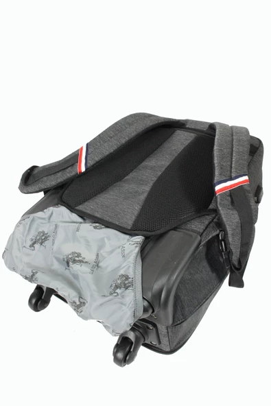 Plevr 23679 Us Polo Assn Çekçekli, 4 Tekerli, İthal, Kumaş Seyahat / Sırt Çantası - 6