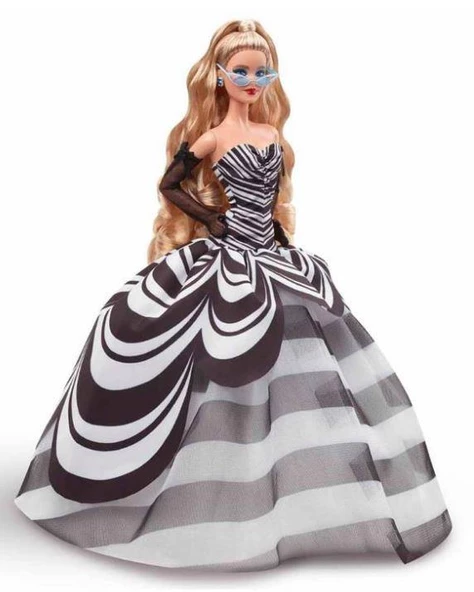 Barbie Mavi Safir 65. Yıl Dönümü Bebeği HRM58