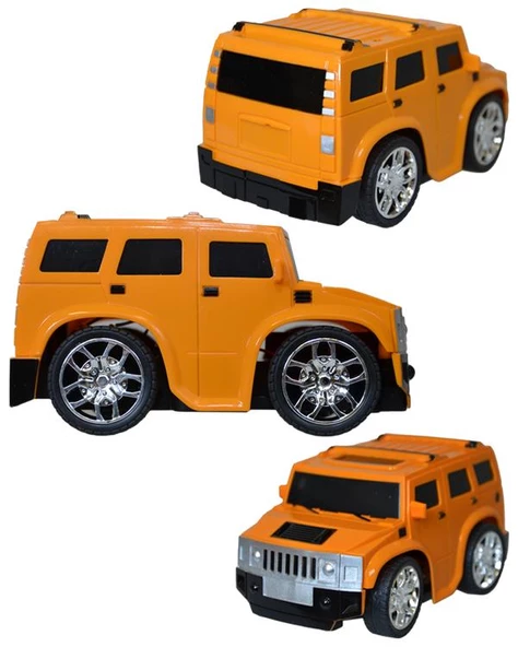 Ctoys Cartoon Mini Car 27 Mhz Full Fonksiyon Uzaktan Kumandalı Sarı Araba QX3688 94 - 2