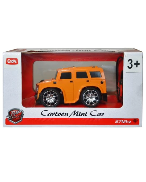 Ctoys Cartoon Mini Car 27 Mhz Full Fonksiyon Uzaktan Kumandalı Sarı Araba QX3688 94