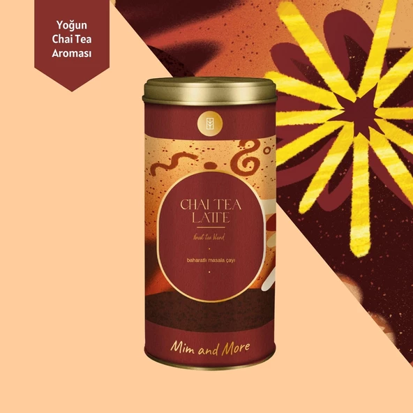 Mim and More Chai Tea Latte Tin 200 Gr - 2