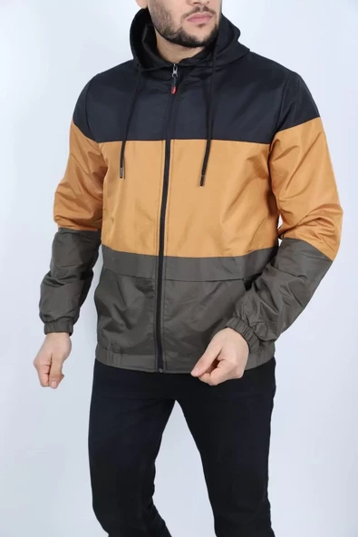 Unisex Kapüşonlu İçi Astarlı Yağmurluk - Siyah - 2