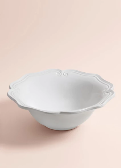 The Mia Grande Salata Kasesi Beyaz 29x10 cm GRD0018 - 5