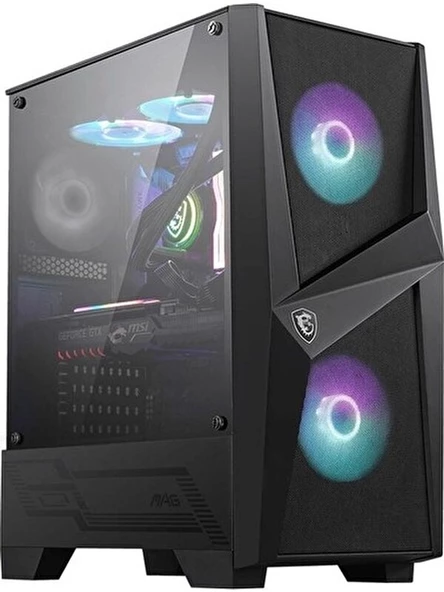 MSI MAG FORGE 100R ARGB Led Fanlı ATX Oyuncu Kasası