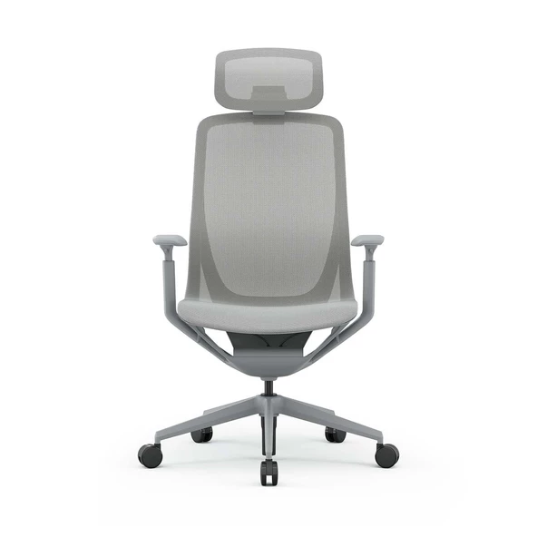 xDrive XD-1003-Fileli Başlıklı Çalışma Koltuğu Gri - 2