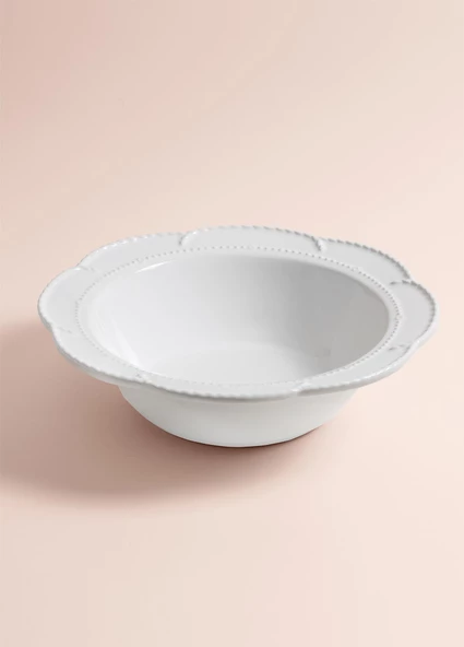 The Mia Grande Salata Kasesi Beyaz 31x9 cm GRD0015 - 5